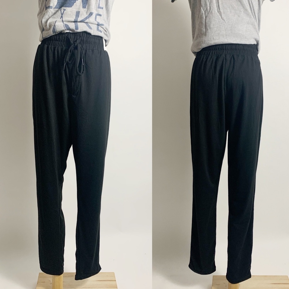 NWT COTTON ON Black Elastic Yogapants Size L